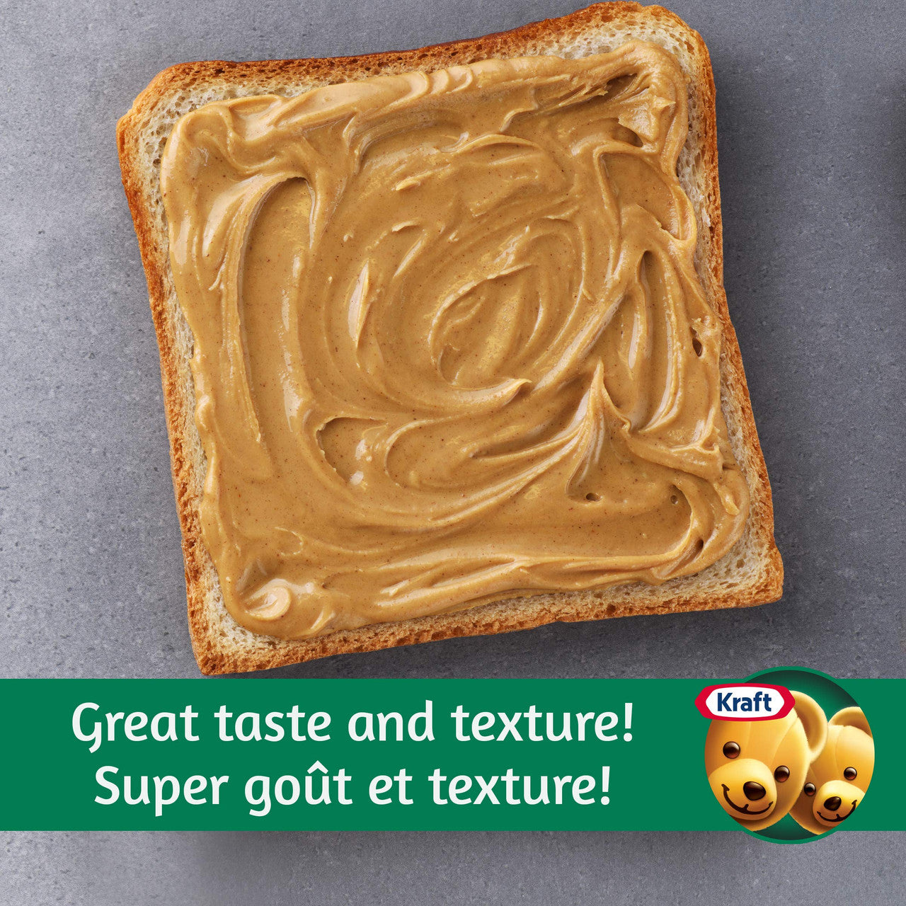 Kraft Peanut Butter Smooth, 500g/17.6oz, {Imported from Canada}